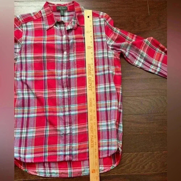 Ralph Lauren Jeans Co. Long Sleeve Plaid Button Down Shirt. - Picture 6 of 7